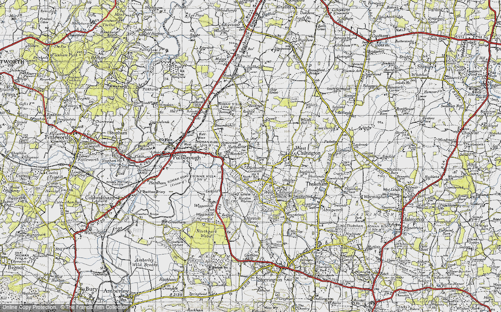 Old Map of Nutbourne, 1940 in 1940