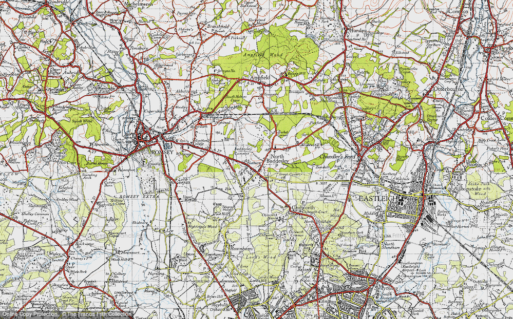Old Map of Nutburn, 1945 in 1945
