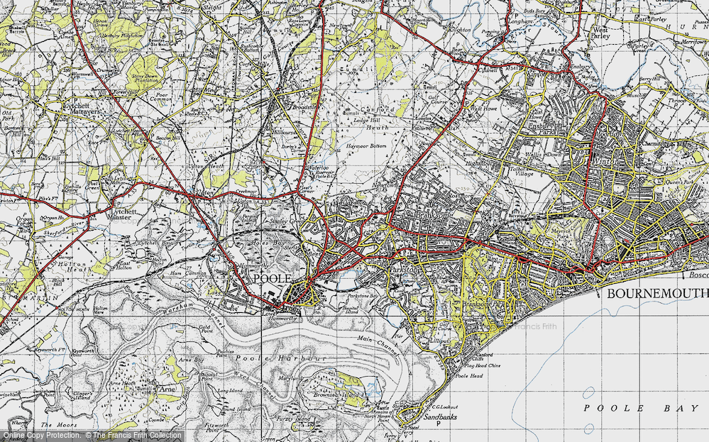 Old Map of Oakdale, 1940 in 1940