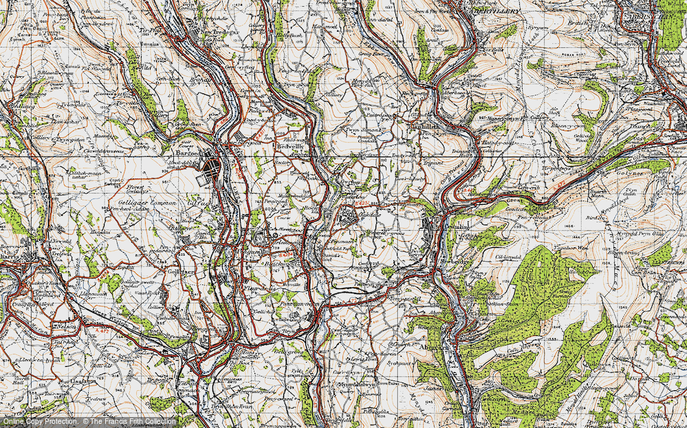 Old Map of Oakdale, 1947 in 1947