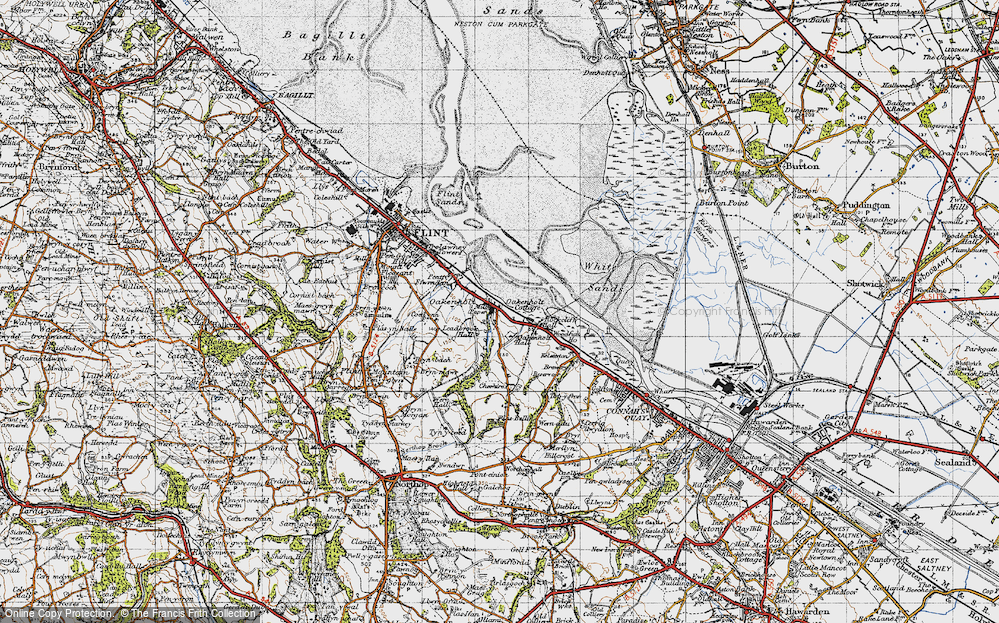 Old Map of Oakenholt, 1947 in 1947