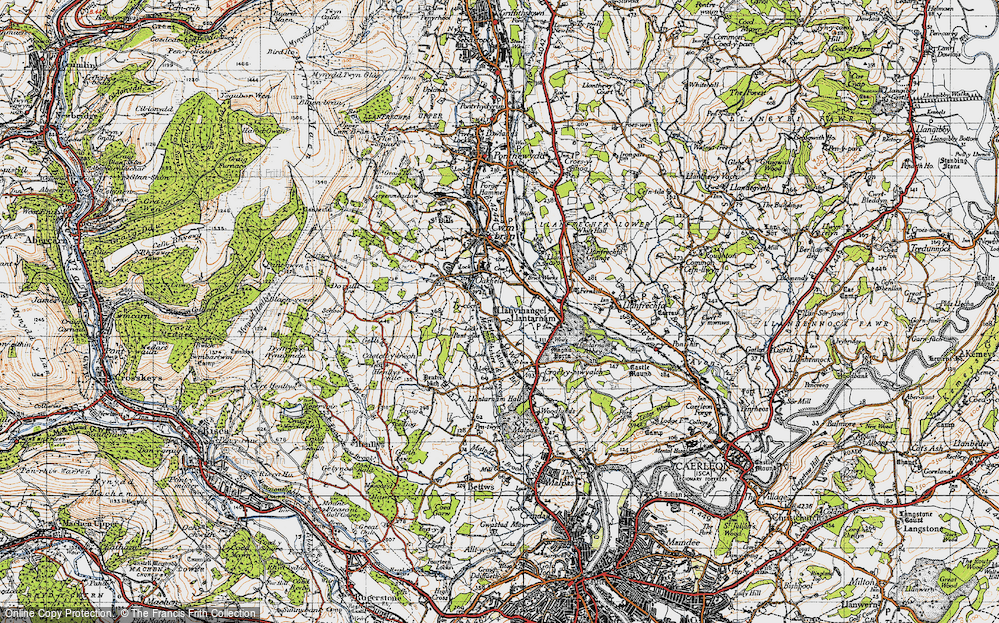 Old Map of Oakfield, 1946 in 1946