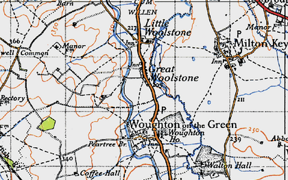 Old map of Newlands in 1946