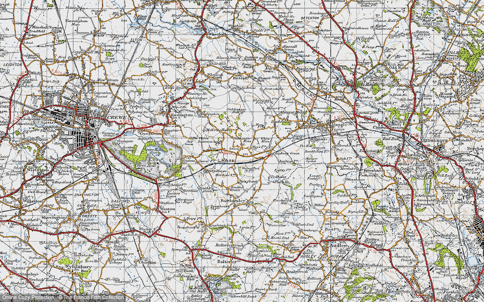 Old Map of Oakhanger, 1947 in 1947