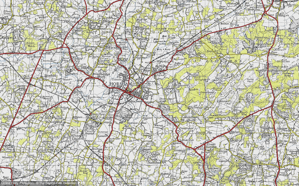 Old Map of Oakhill, 1940 in 1940