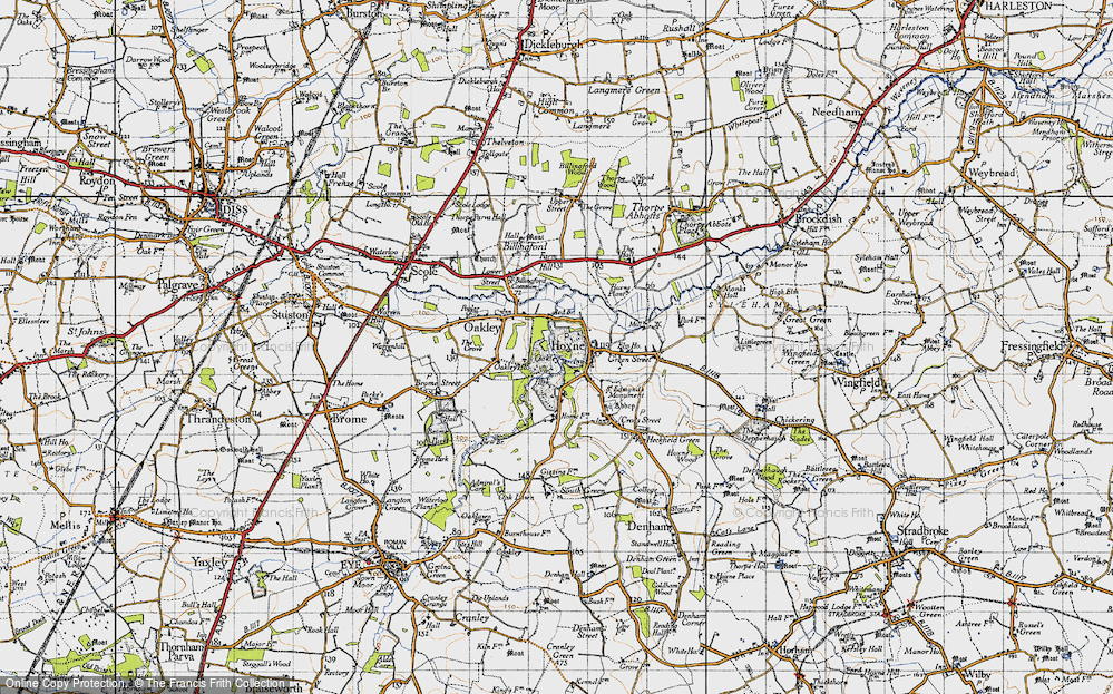 Old Map of Oakley Park, 1946 in 1946