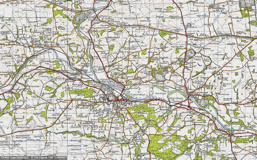 Old Map of Oakwood, 1947 in 1947