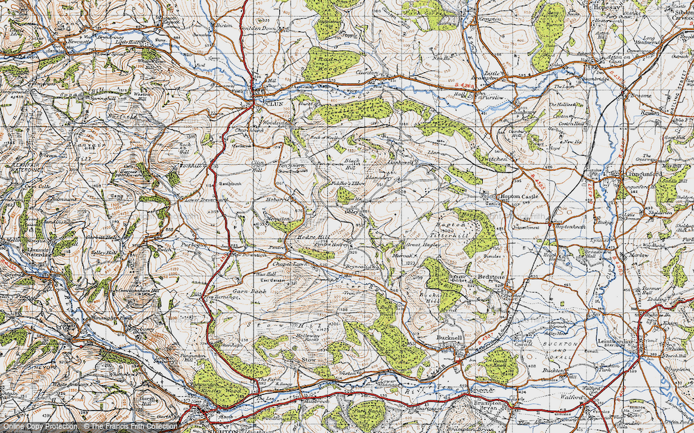 Old Map of Obley, 1947 in 1947