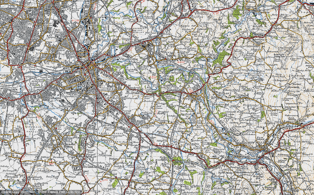 Old Map of Offerton Green, 1947 in 1947