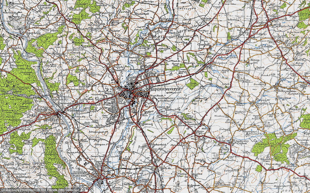 Old Map of Offmore Farm, 1947 in 1947