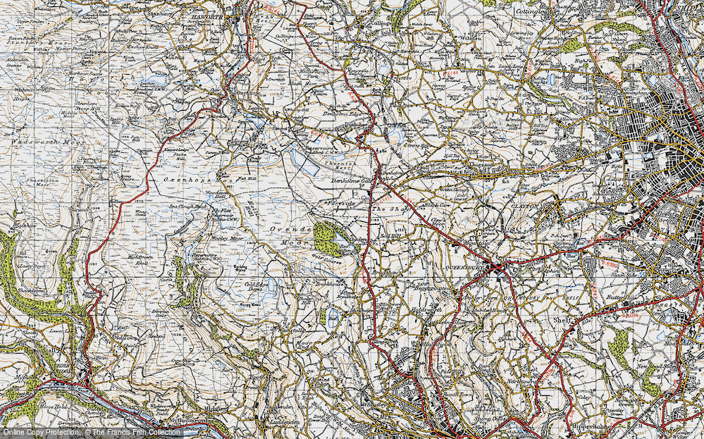 Old Map of Ogden, 1947 in 1947