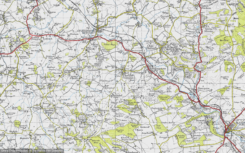Okeford Fitzpaine, 1945