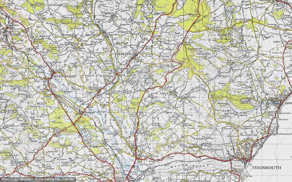 Old Map of Olchard, 1946 in 1946