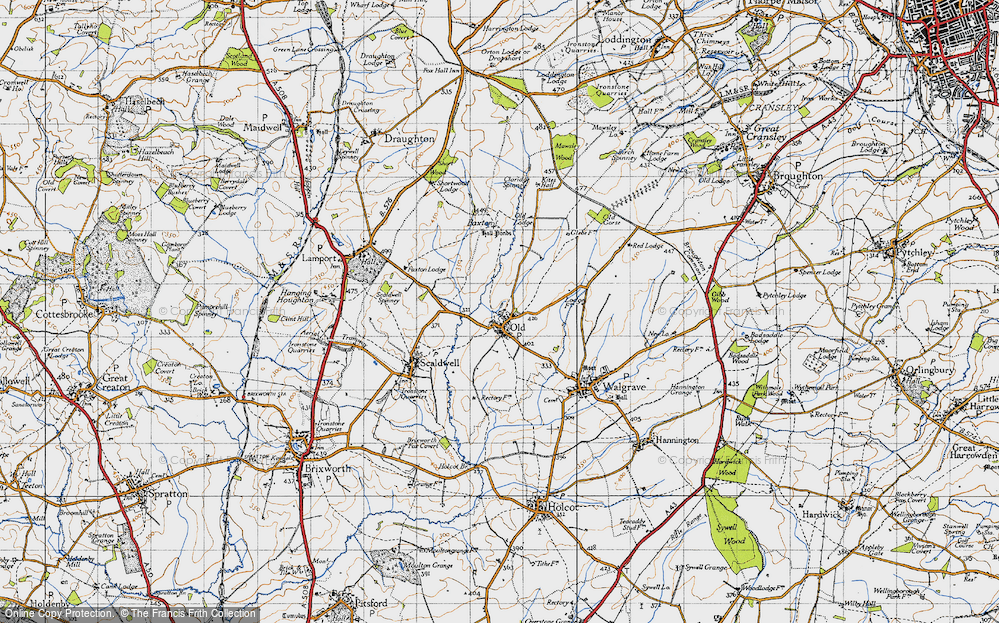 Old Map of Old, 1946 in 1946