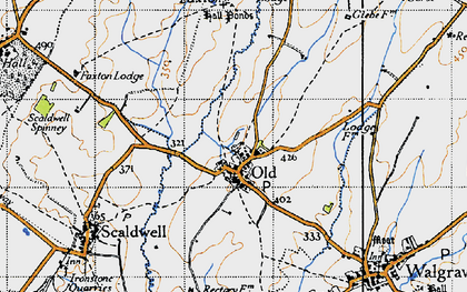 Old map of Old in 1946
