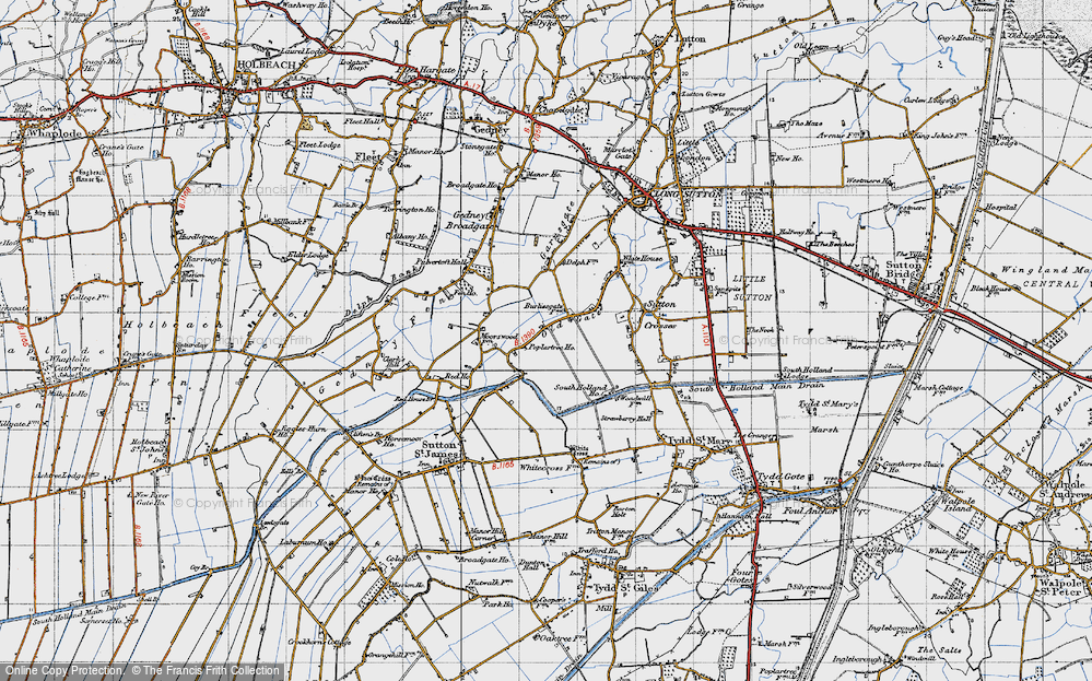 Old Map of Old Gate, 1946 in 1946