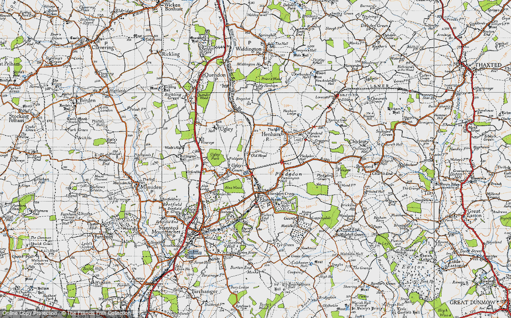 Old Map of Old Mead, 1946 in 1946