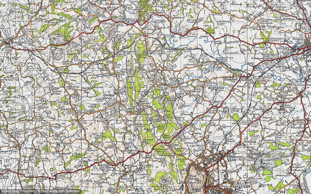 Old Map of Old Storridge Common, 1947 in 1947