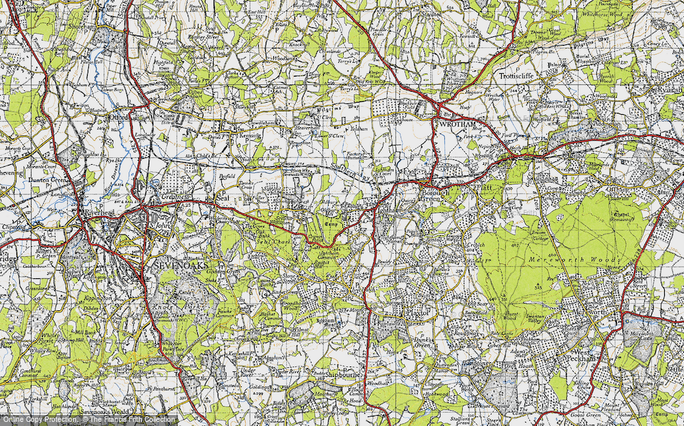 Old Map of Oldbury, 1946 in 1946