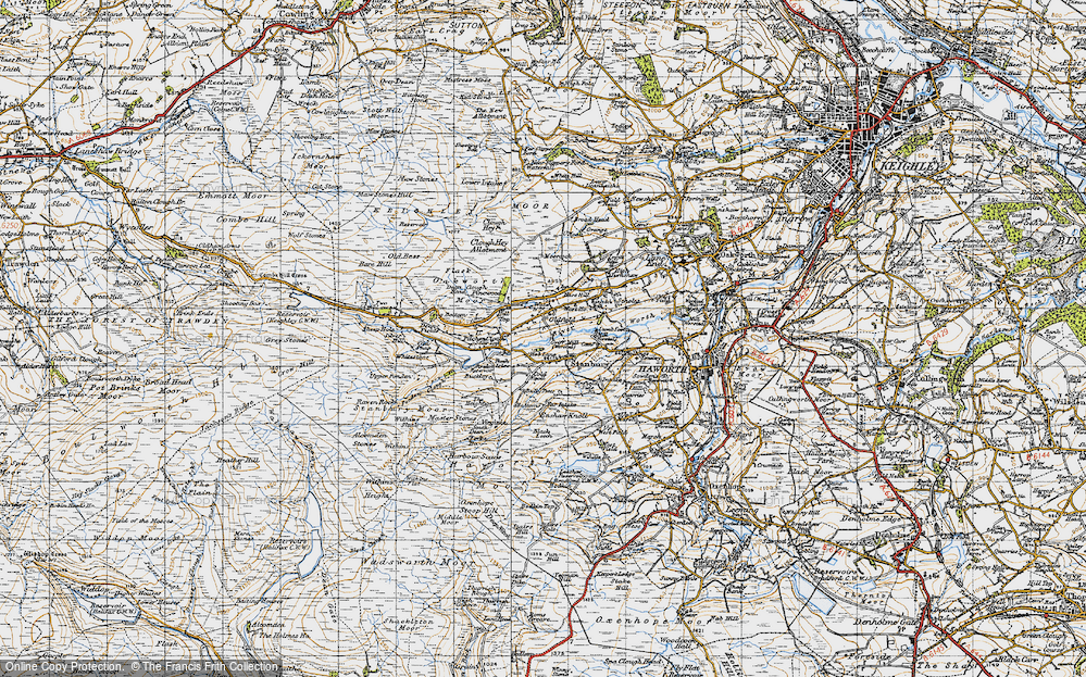 Old Map of Oldfield, 1947 in 1947