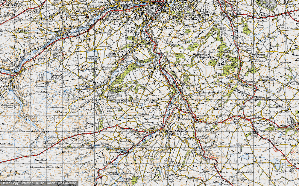 Old Map of Oldfield, 1947 in 1947