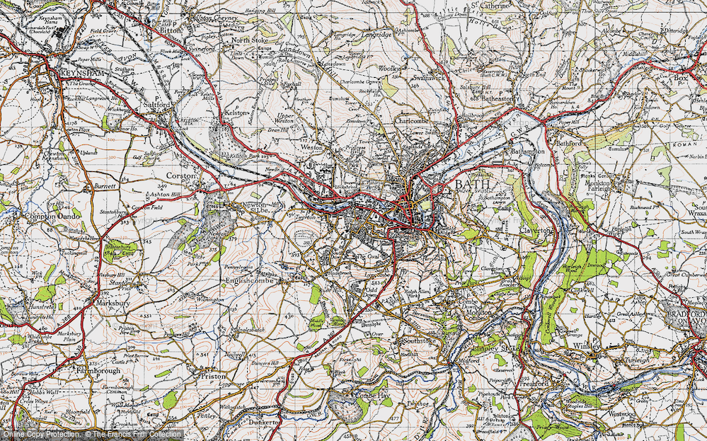 Old Maps Of Oldfield Park Avon Francis Frith   Oldfield Park 1946 Npo797390 