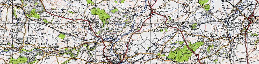 Old map of Bonnyleigh Hill in 1946