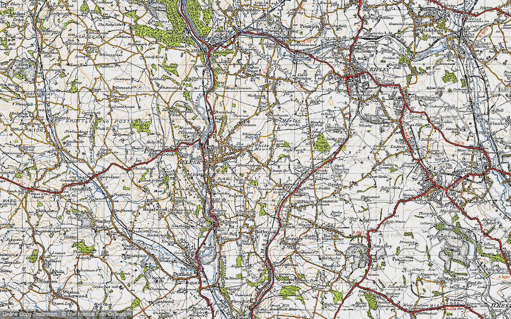 Old Map of Openwoodgate, 1946 in 1946