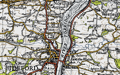 Old map of Orchard Hill in 1946
