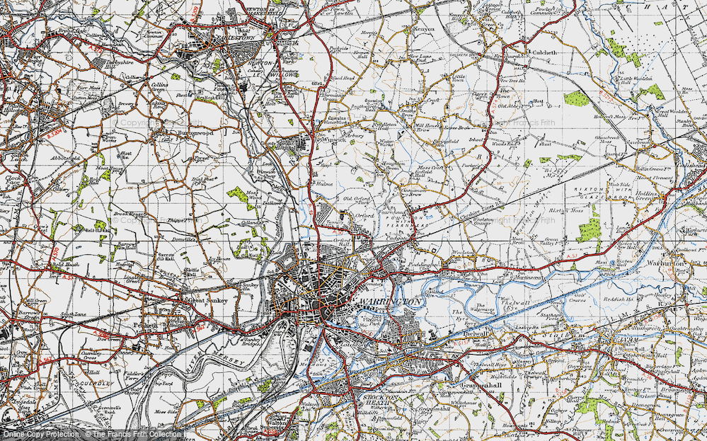 Old Map of Orford, 1947 in 1947