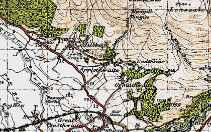 Old map of Ormathwaite in 1947