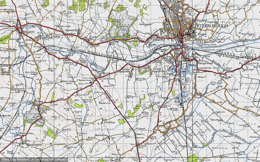 Old Map of Orton Goldhay, 1946 in 1946