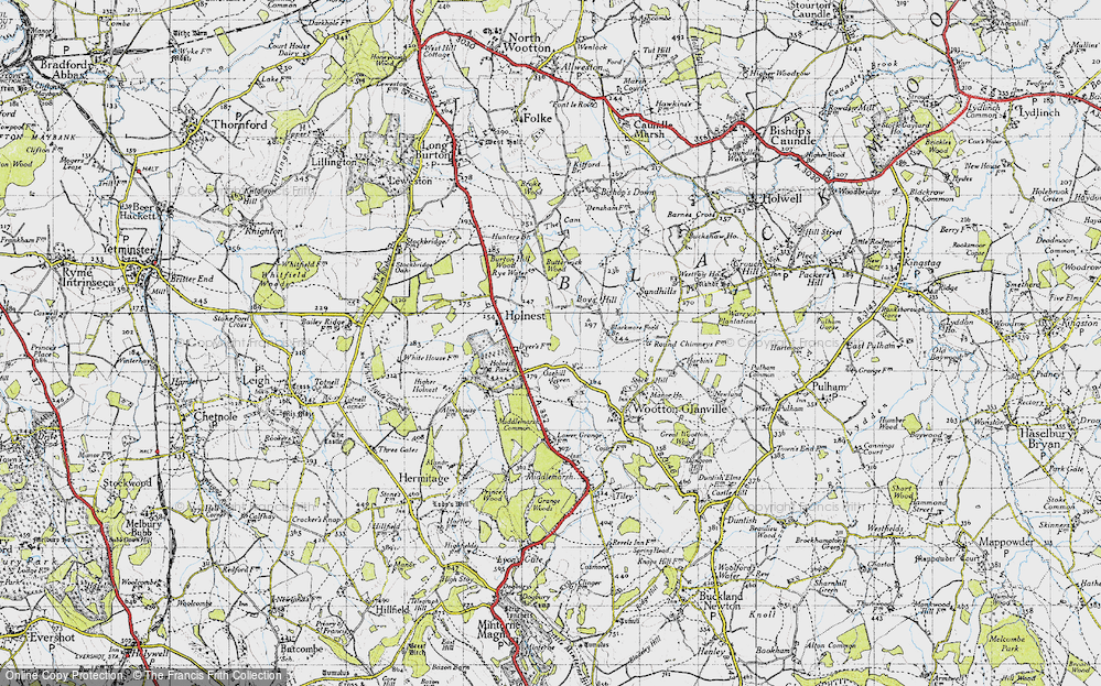 Old Map of Osehill Green, 1945 in 1945