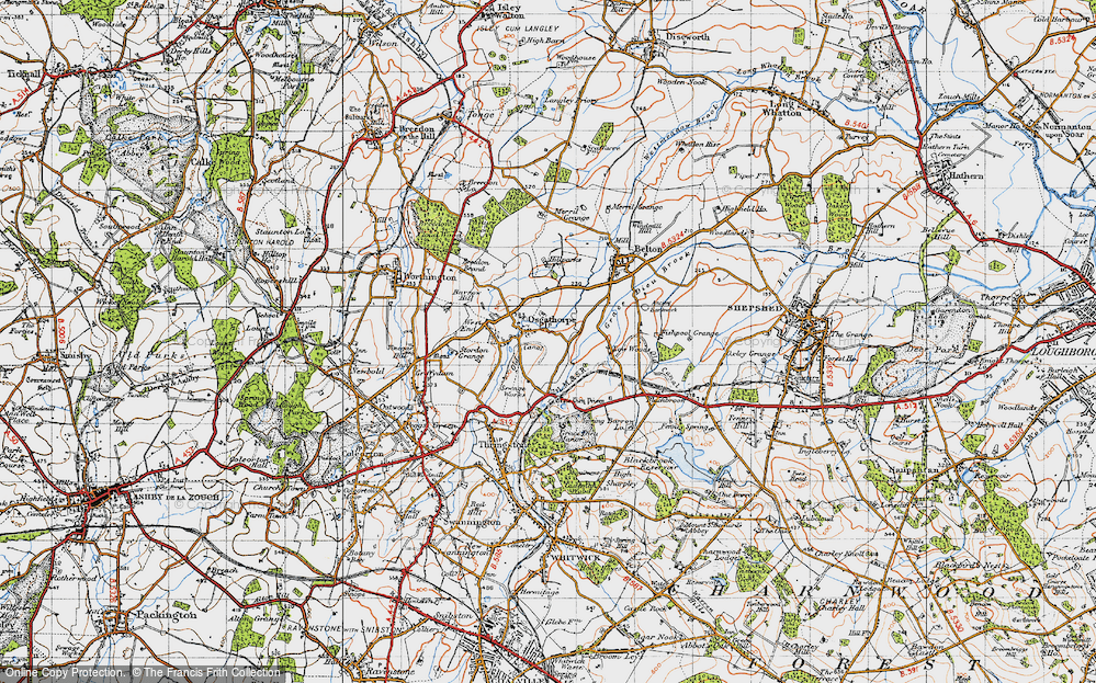 Old Map of Osgathorpe, 1946 in 1946
