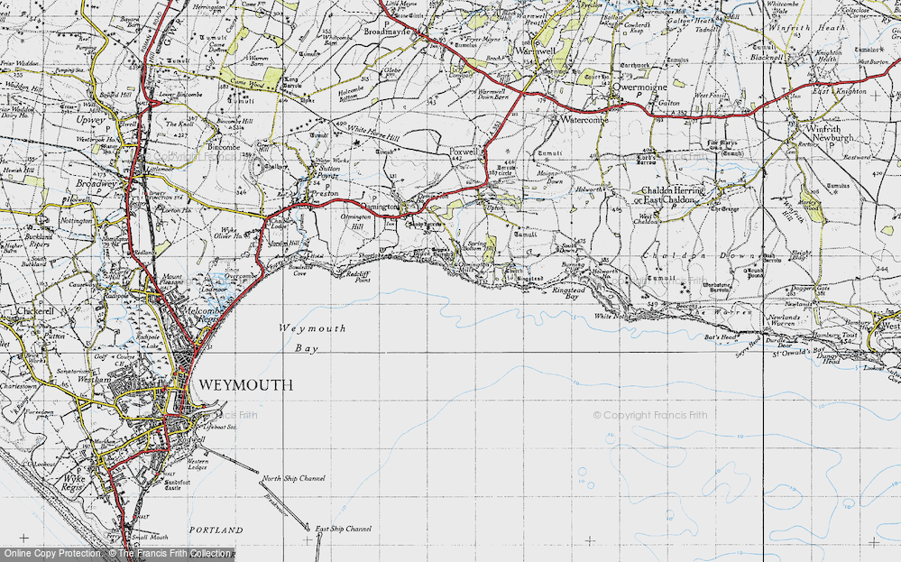 Old Map of Osmington Mills, 1946 in 1946