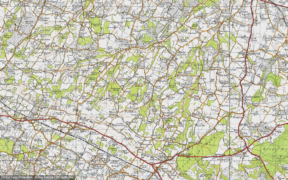 Old Map of Otterden Place, 1946 in 1946