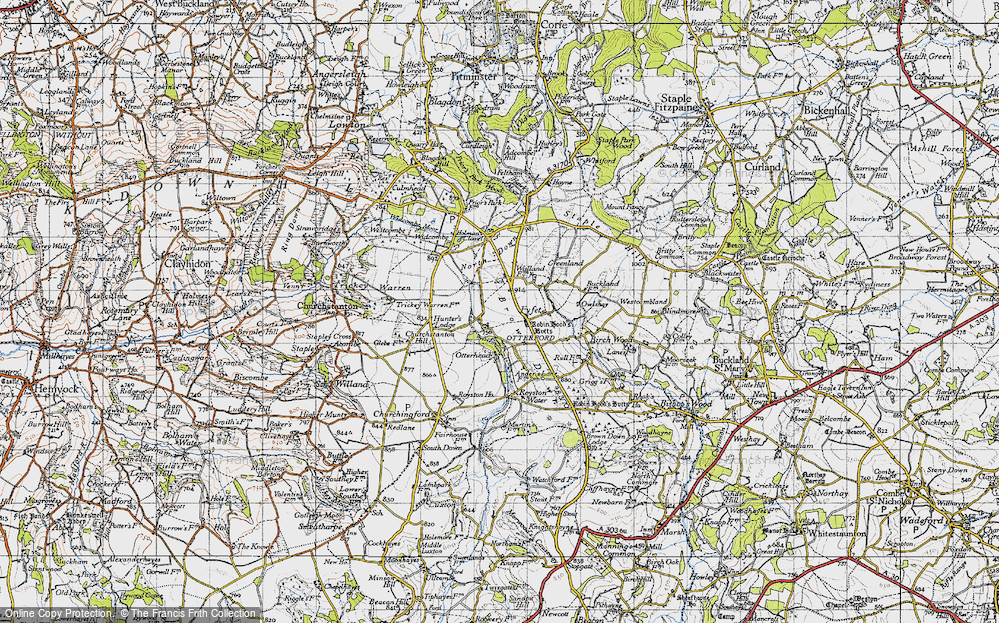 Old Map of Otterford, 1946 in 1946