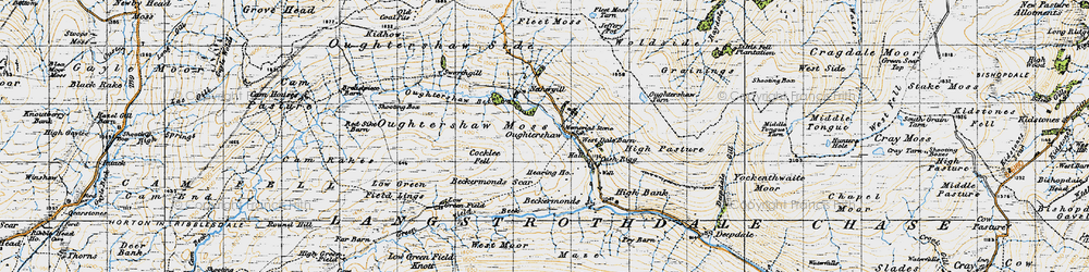 Old map of Woldside in 1947