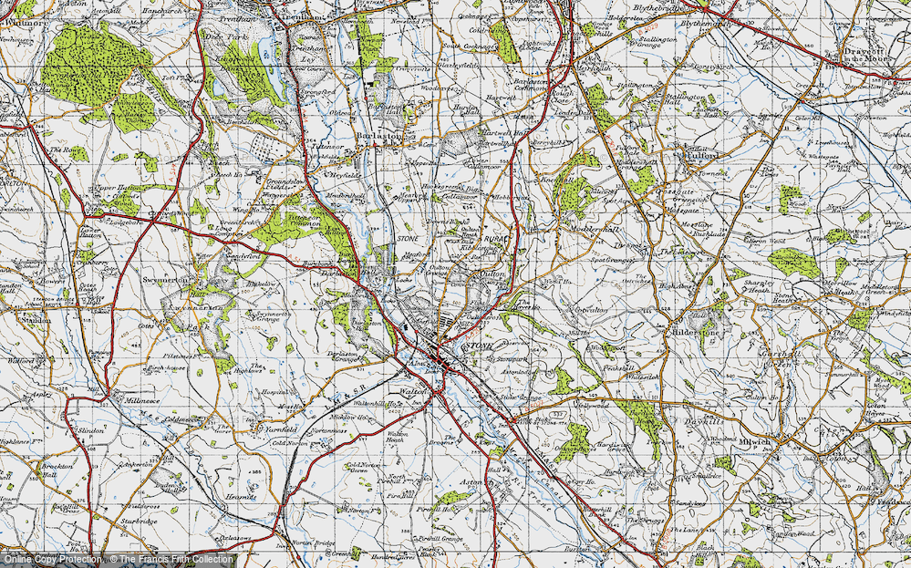 Old Map of Oulton Grange, 1946 in 1946