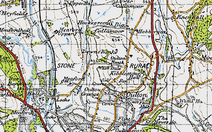 Old map of Oulton Heath in 1946
