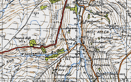 Old map of Allen Dale in 1947