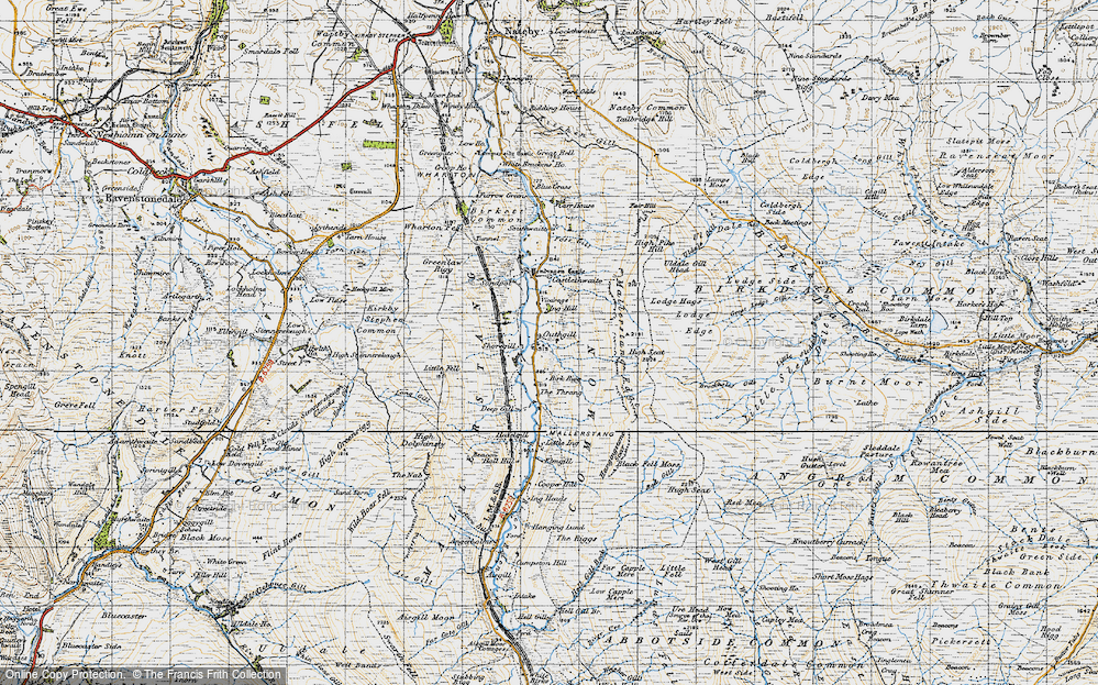 Old Map of Outhgill, 1947 in 1947
