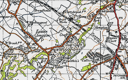 Old map of Over in 1946
