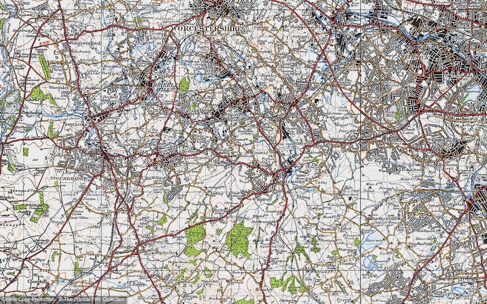 Old Map of Overend, 1947 in 1947