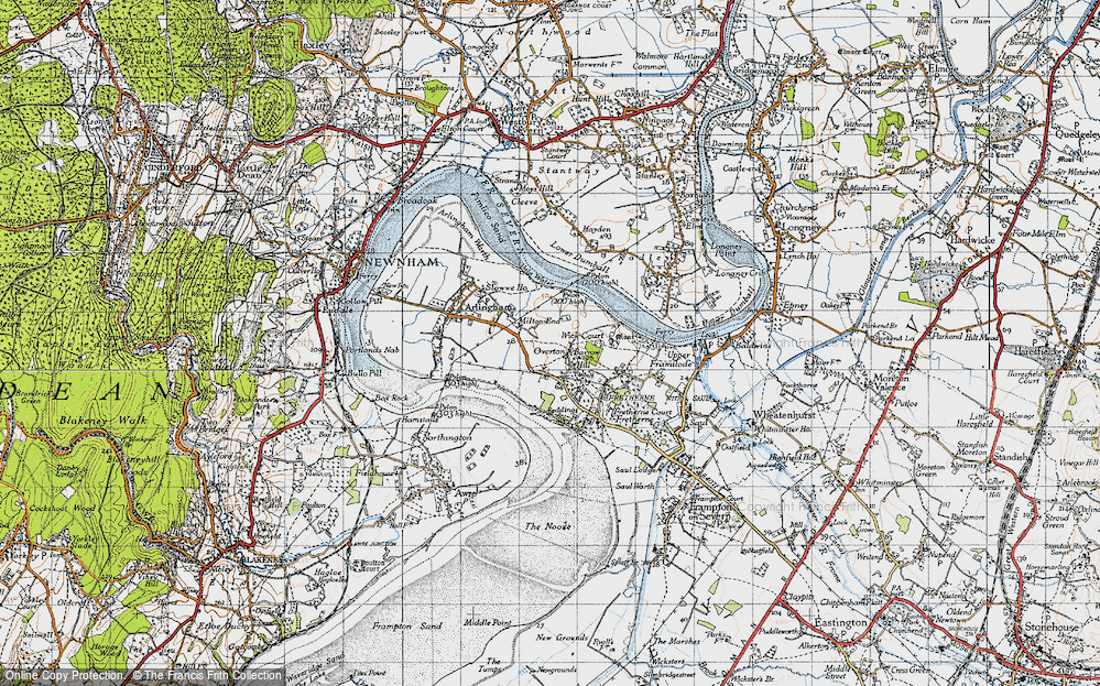 Old Map of Overton, 1946 in 1946