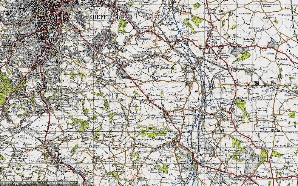 Old Map of Owlthorpe, 1947 in 1947