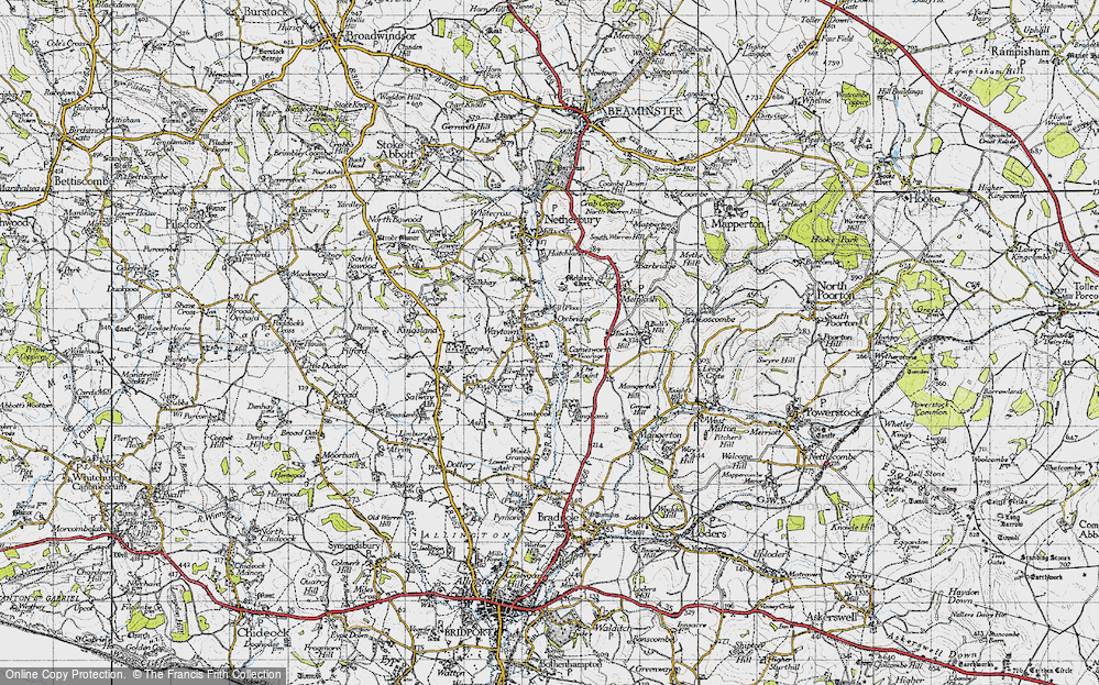 Old Map of Oxbridge, 1945 in 1945