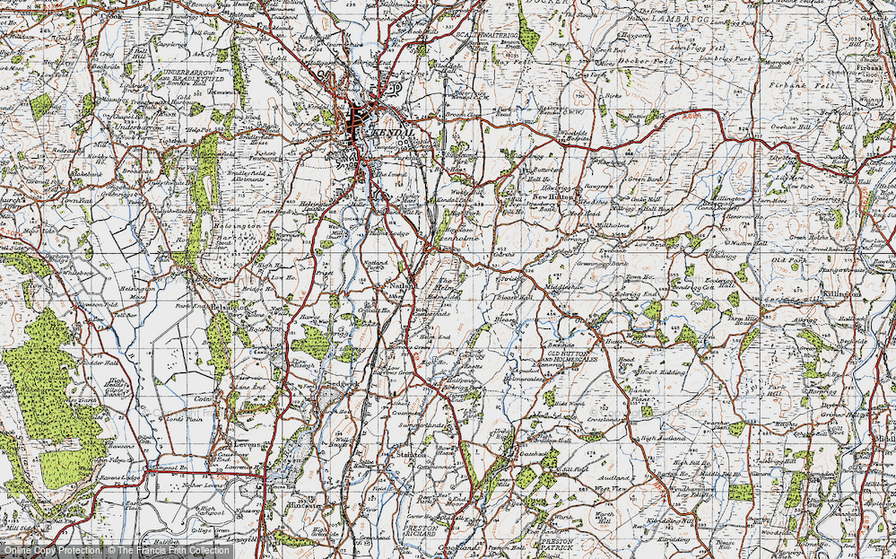 Old Map of Oxenholme, 1947 in 1947
