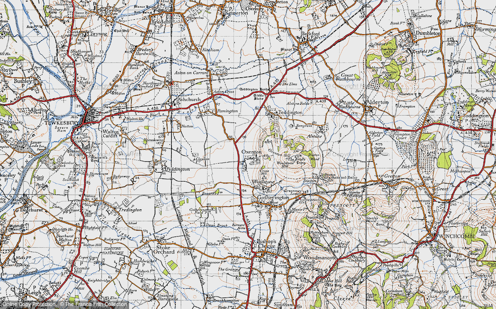 Old Map of Oxenton, 1946 in 1946