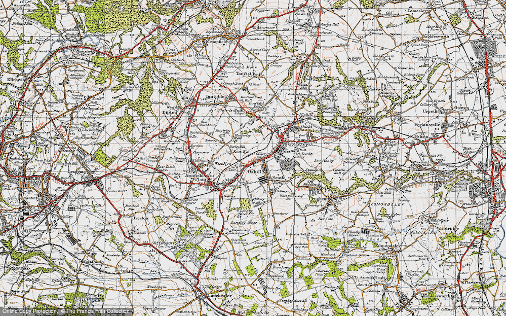 Old Map of Oxhill, 1947 in 1947